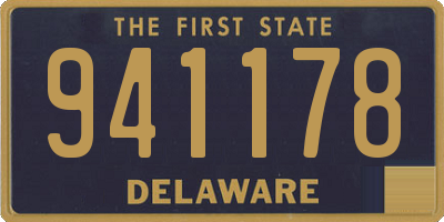 DE license plate 941178