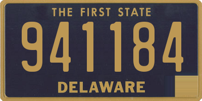 DE license plate 941184