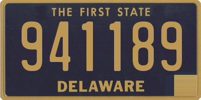 DE license plate 941189
