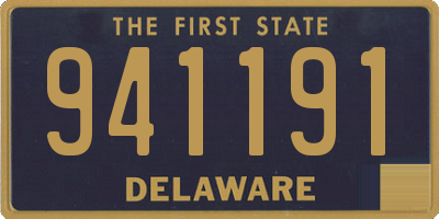 DE license plate 941191
