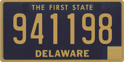 DE license plate 941198