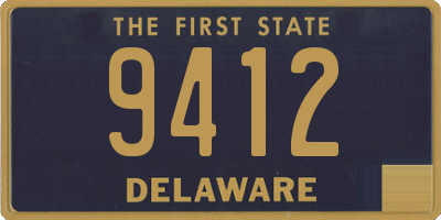 DE license plate 9412