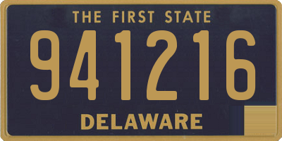 DE license plate 941216