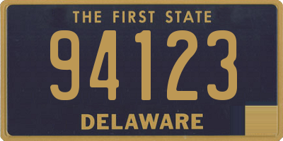 DE license plate 94123