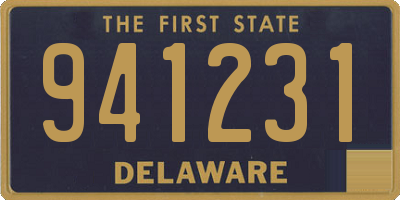 DE license plate 941231