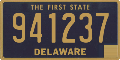 DE license plate 941237