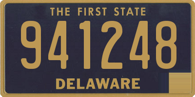 DE license plate 941248