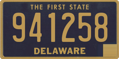 DE license plate 941258