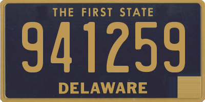 DE license plate 941259