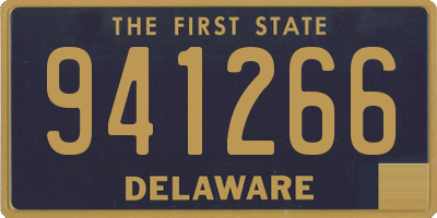 DE license plate 941266