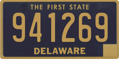 DE license plate 941269