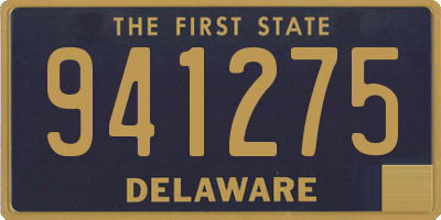DE license plate 941275