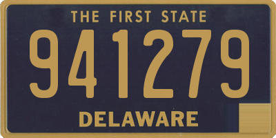 DE license plate 941279
