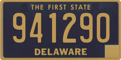 DE license plate 941290