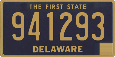 DE license plate 941293