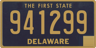 DE license plate 941299