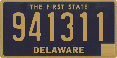 DE license plate 941311