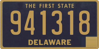 DE license plate 941318