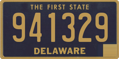 DE license plate 941329