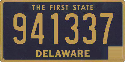 DE license plate 941337