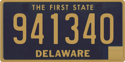 DE license plate 941340