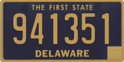DE license plate 941351