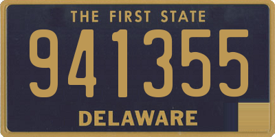 DE license plate 941355