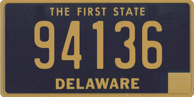 DE license plate 94136