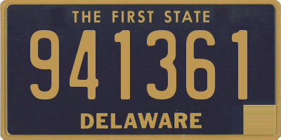DE license plate 941361