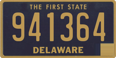 DE license plate 941364
