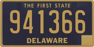 DE license plate 941366