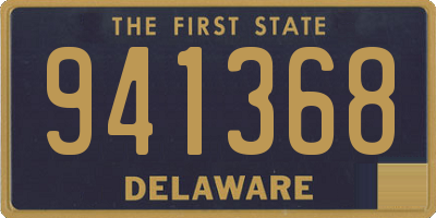 DE license plate 941368