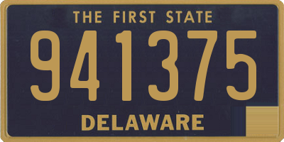 DE license plate 941375