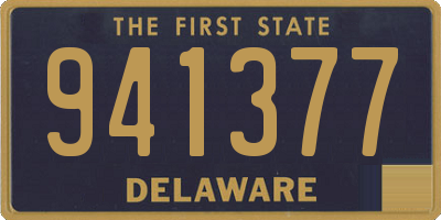 DE license plate 941377