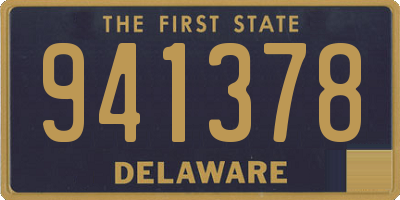 DE license plate 941378
