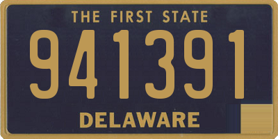 DE license plate 941391