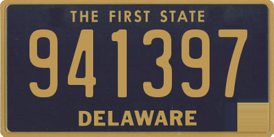 DE license plate 941397