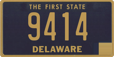 DE license plate 9414