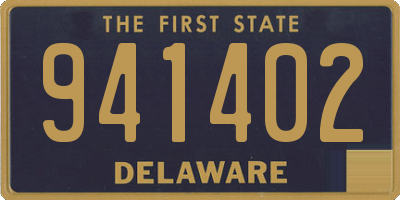 DE license plate 941402