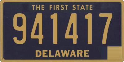 DE license plate 941417