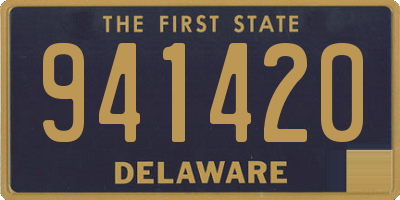 DE license plate 941420