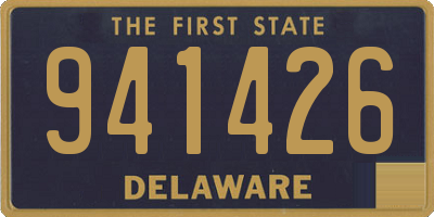 DE license plate 941426