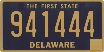 DE license plate 941444