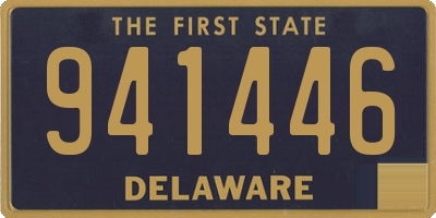 DE license plate 941446