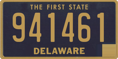 DE license plate 941461
