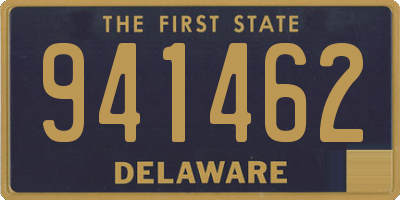 DE license plate 941462