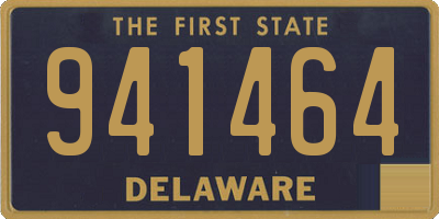 DE license plate 941464