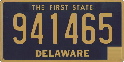 DE license plate 941465