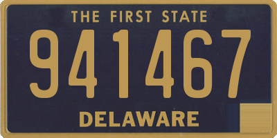 DE license plate 941467