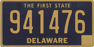 DE license plate 941476